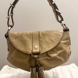 Givency Leather Tassel Shoulder Bag-Authentic